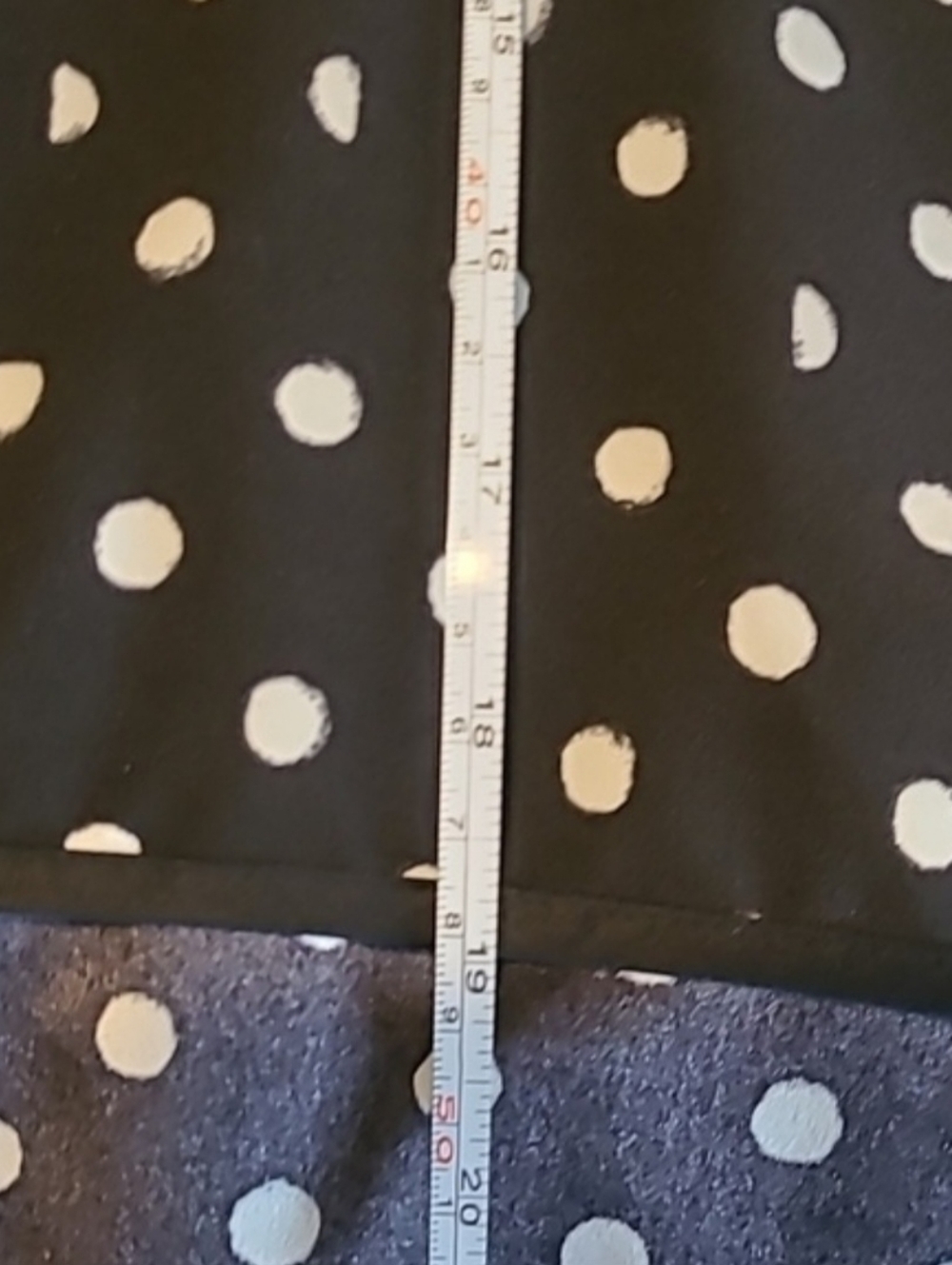 LANE BRYANT  Polka Dot Sleeveless V-Neck Blouse - Black/White Size 18 - Picture 3 of 5